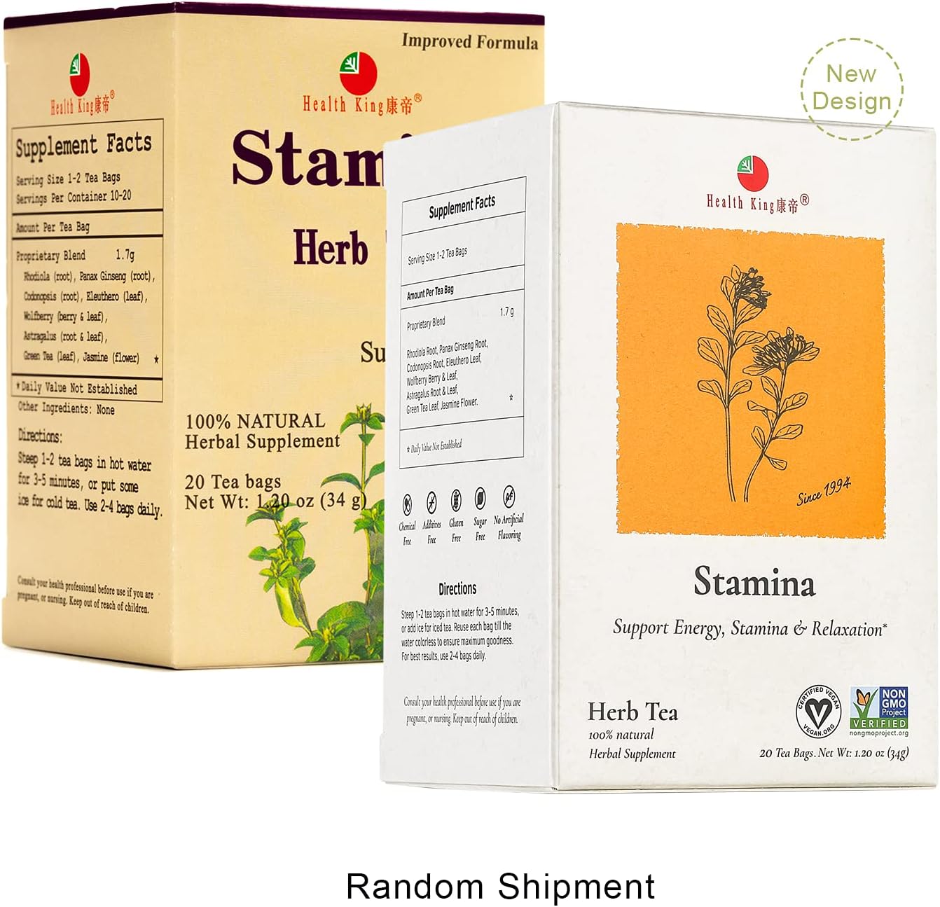 Health King Stamina Herb Tea - foto 2